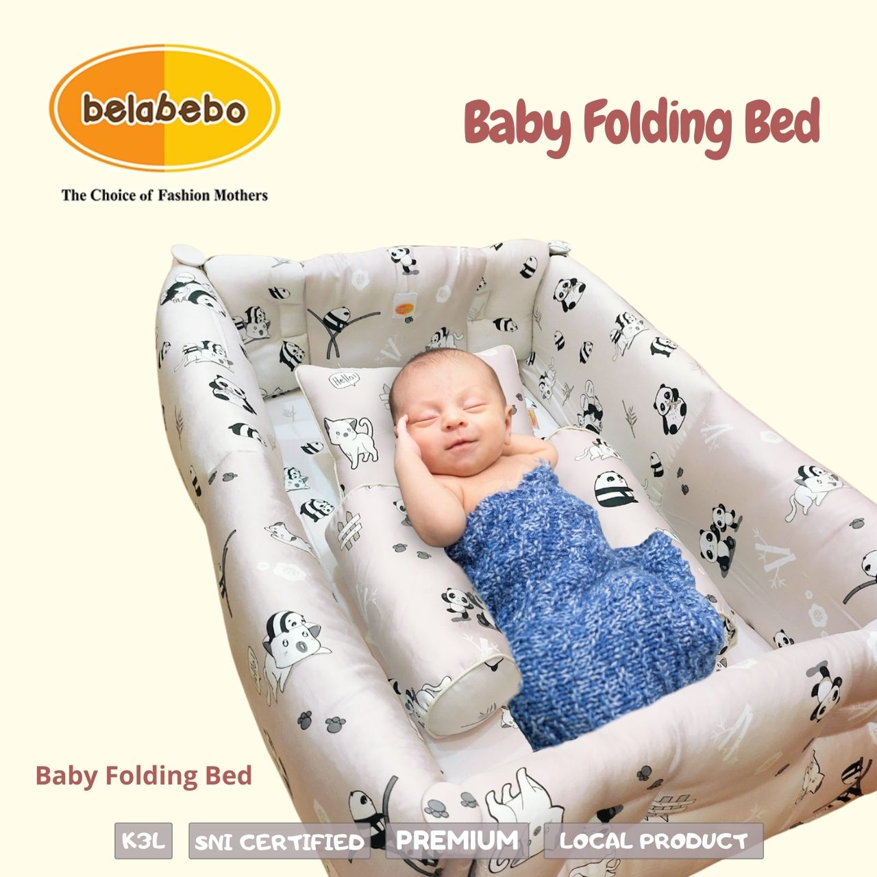 Baby Folding Bed sebagai Kasur Kolam