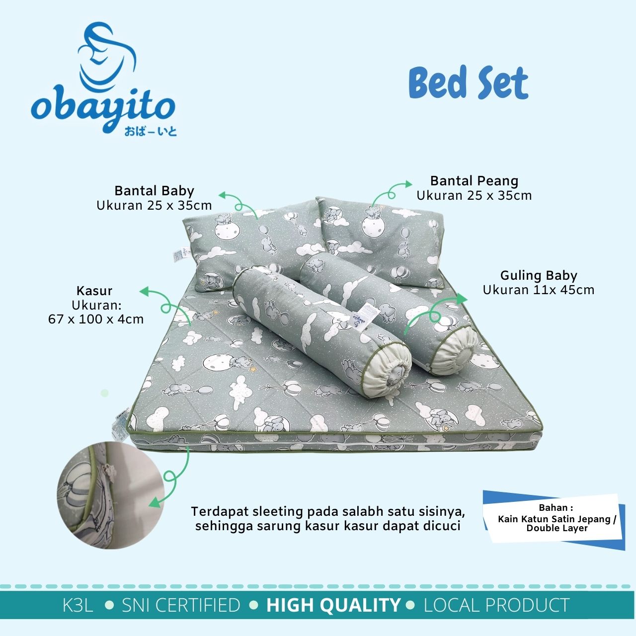 Bed Set Obayito
