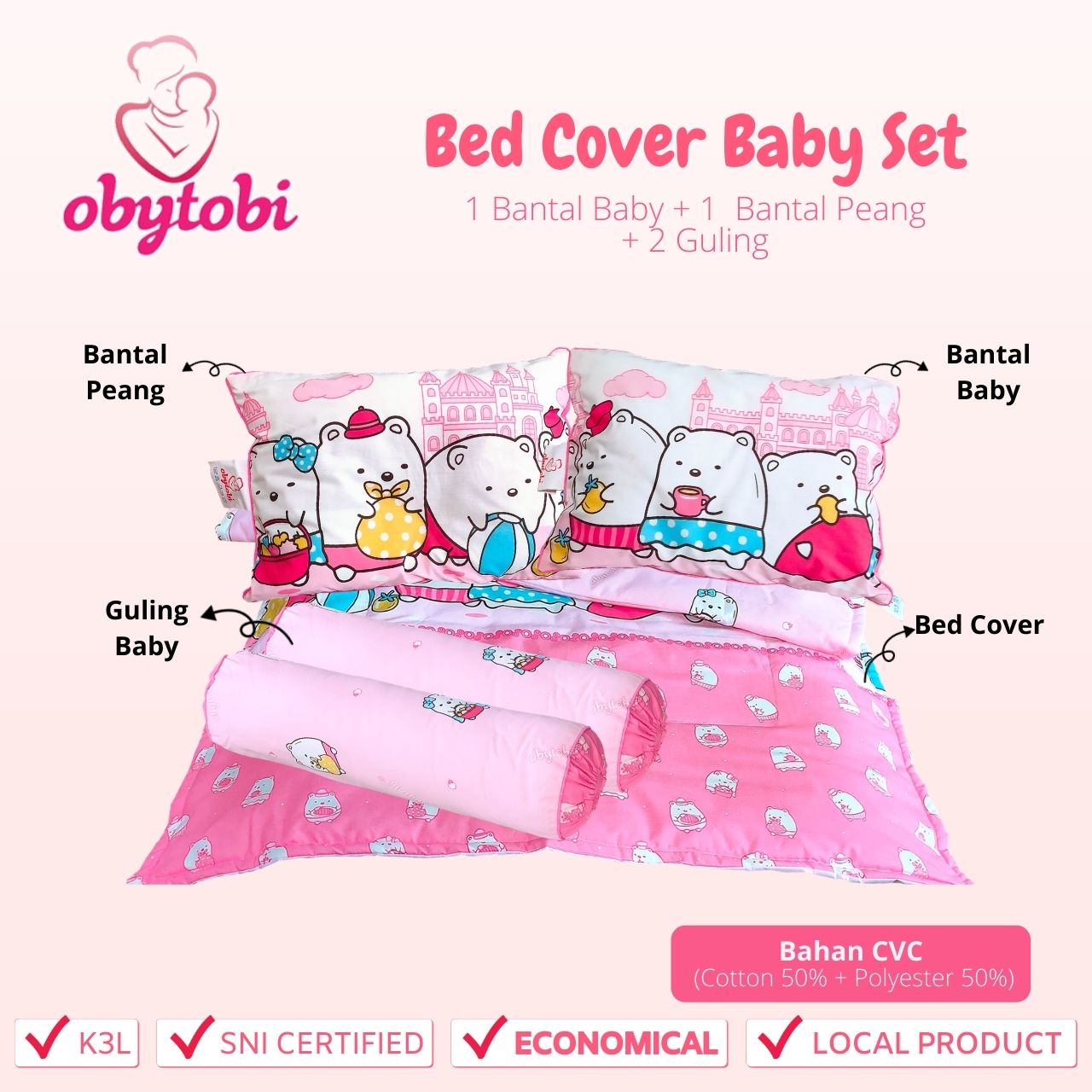Bed cover baby set 1